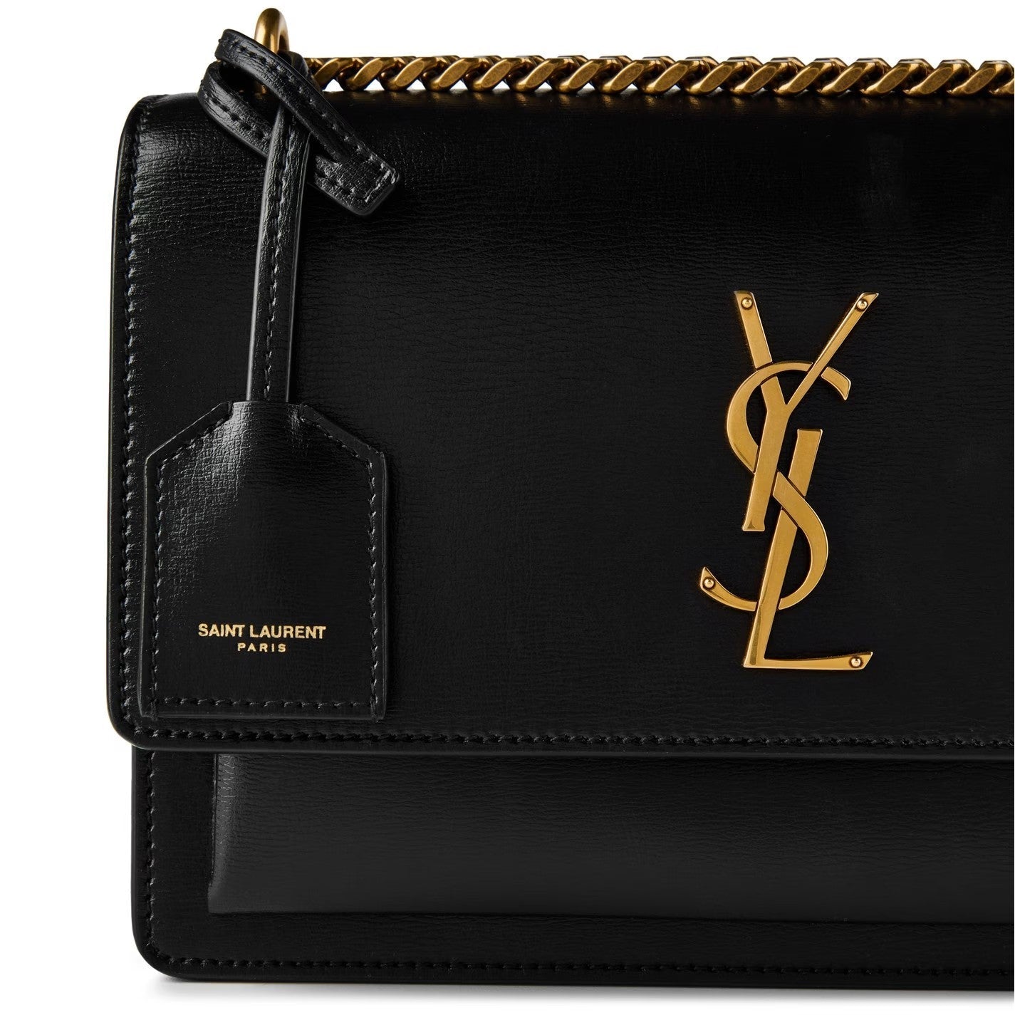 Saint Laurent Sunset Medium bag in Black - side view