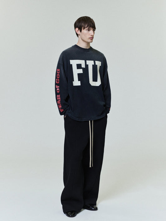 Fear of God Freedom Relaxed Long Sleeve Tee – Black, Men's Cotton Jersey