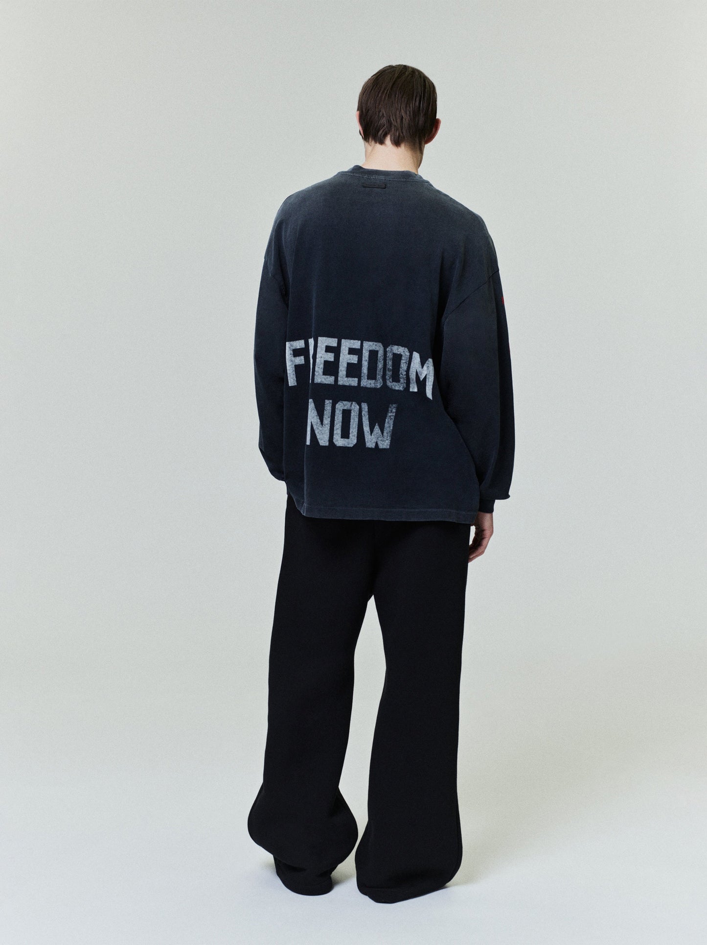Fear of God Freedom Relaxed Long Sleeve Tee – Black, Men's Cotton Jersey