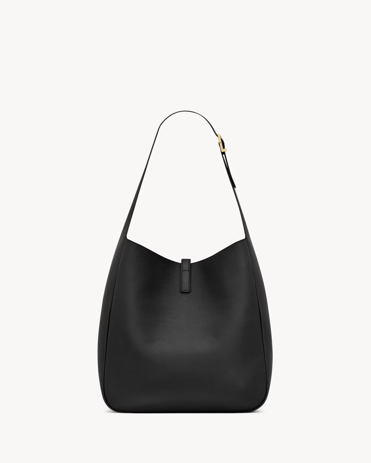 Saint Laurent Le 5 a 7 Large hobo bag in Black - back view
