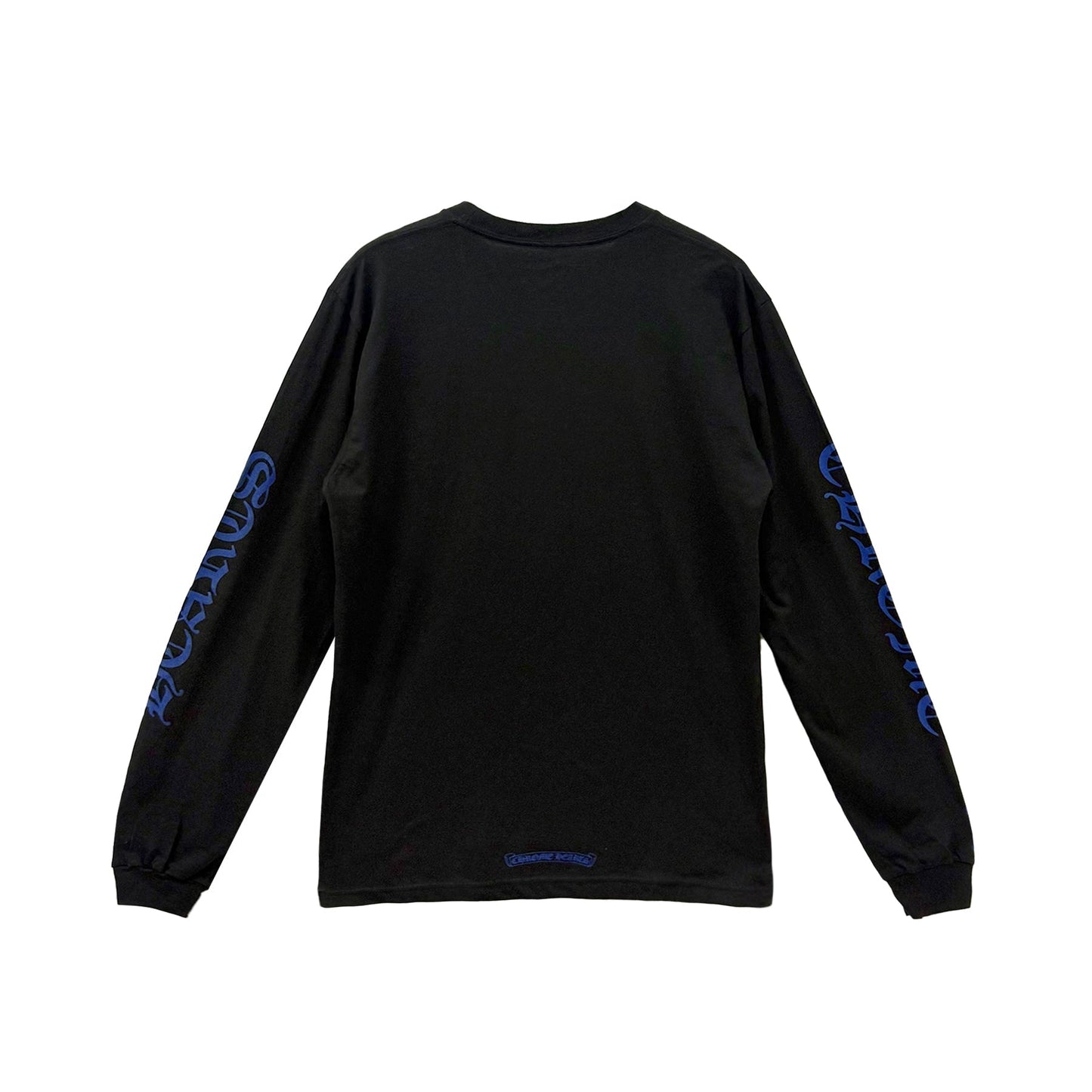 Chrome Hearts Neck Logo Long Sleeve Tee in Black