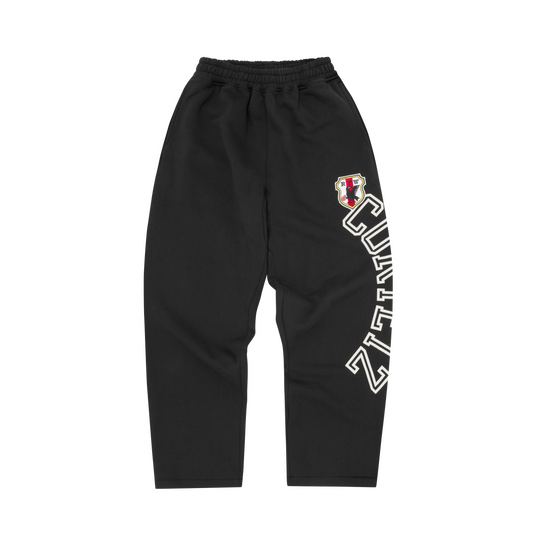 Corteiz Arch Shield Sweatpants – Black