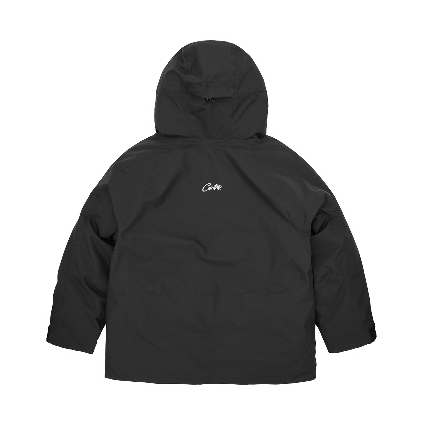 Corteiz Black Nylon Elitework Avalanche Bolo Parka