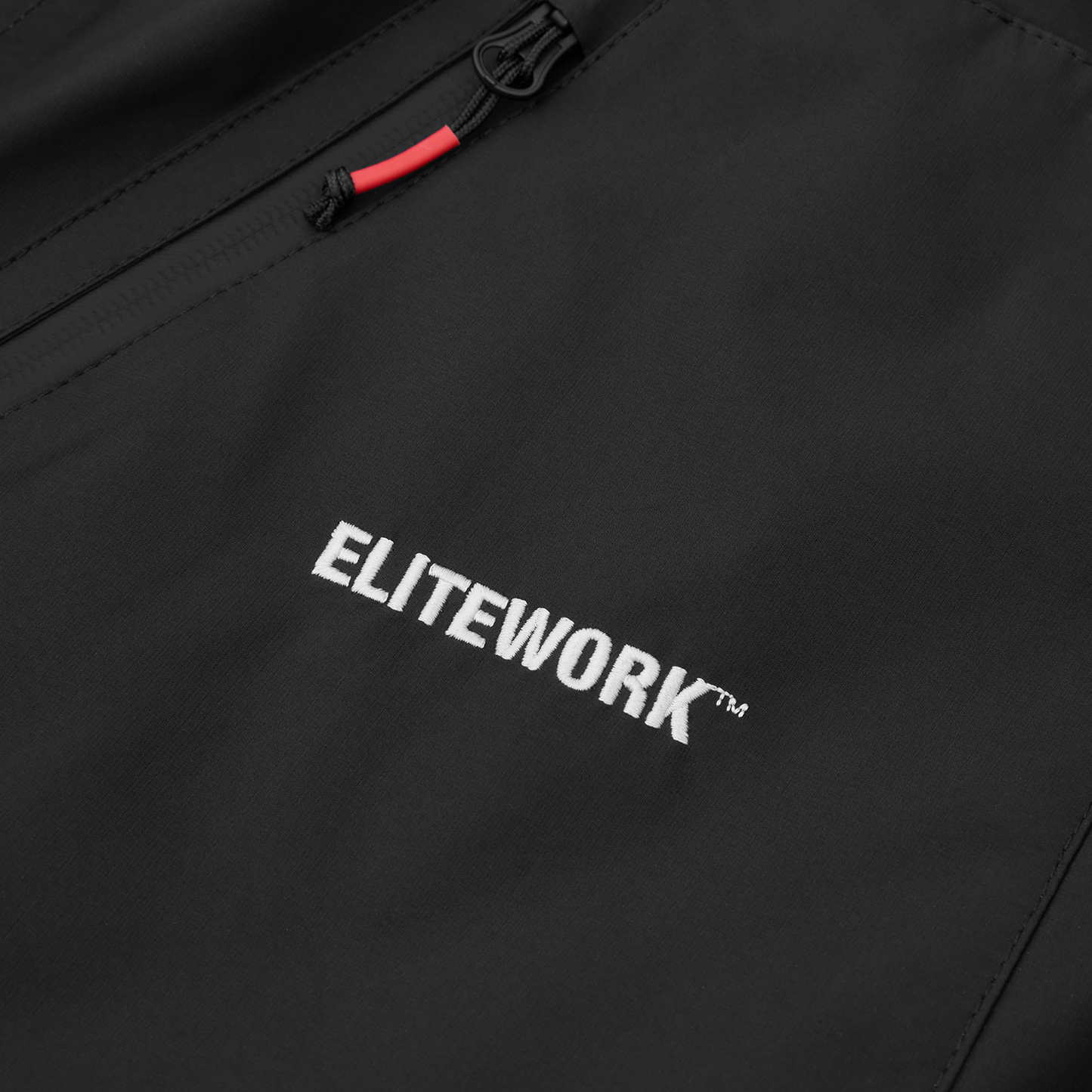 Corteiz Black Nylon Elitework Avalanche Bolo Parka