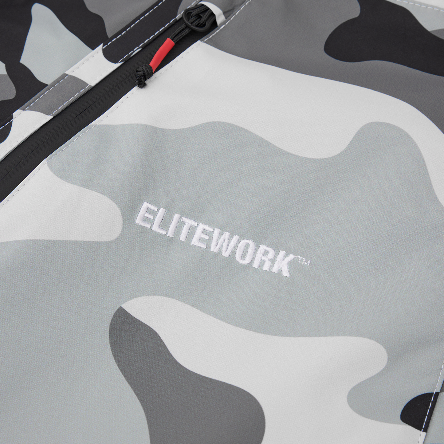 Corteiz Green Nylon Elitework Avalanche Bolo Parka, Arctic Camo