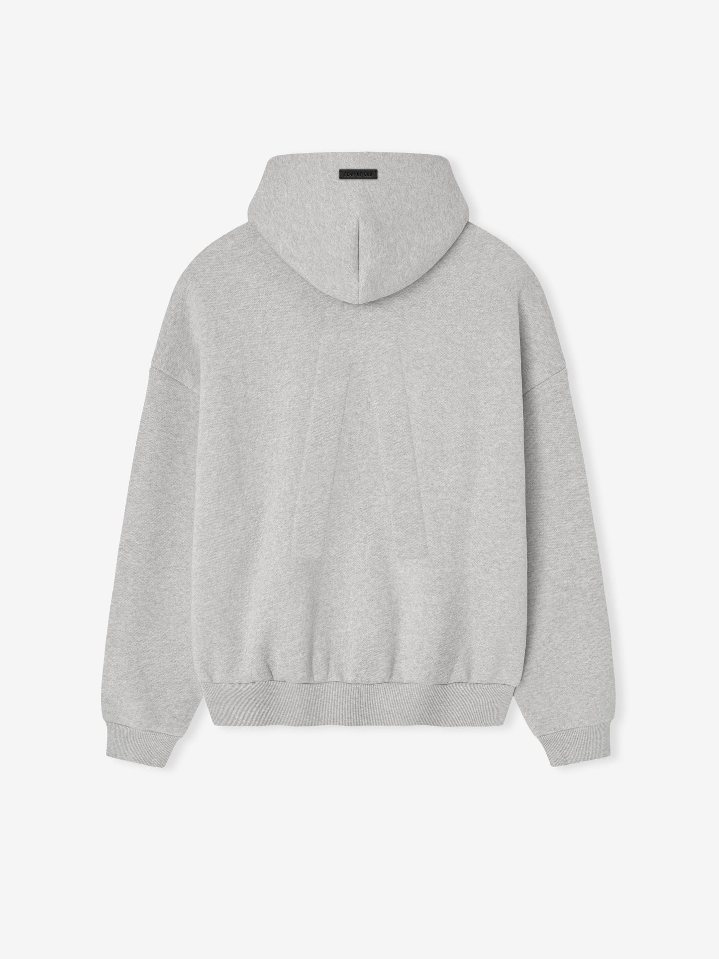 Fear of God Athletics Half-Zip Hoodie – Melange Grey, Men's Cotton Blend Fleece