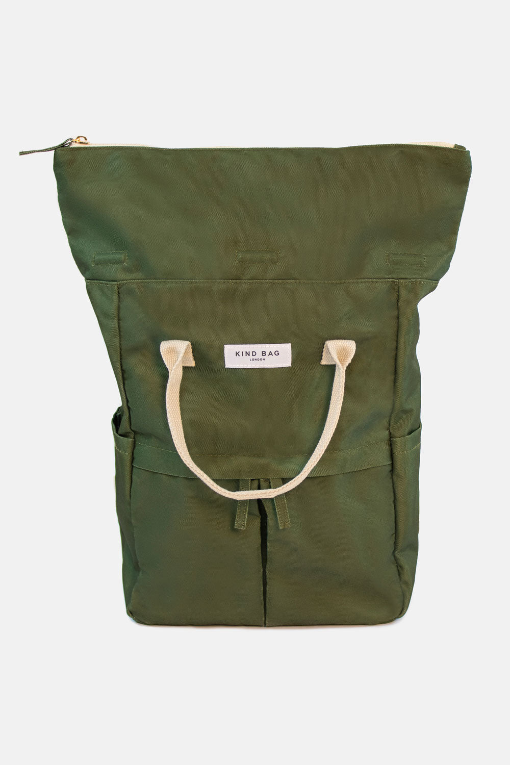 Bag It Hackney 2.0 Backpack – Khaki, Medium | Recycled Water-Resistant