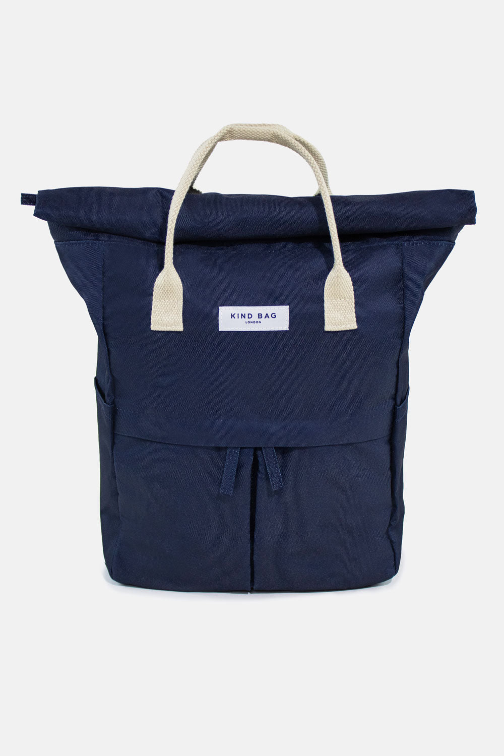 Bag It Hackney 2.0 Backpack – Navy, Medium | Recycled Water-Resistant