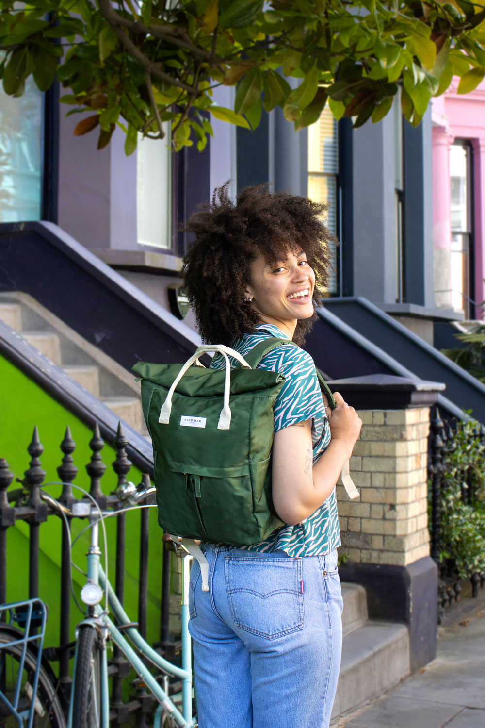 Bag It Hackney 2.0 Backpack – Khaki, Medium | Recycled Water-Resistant