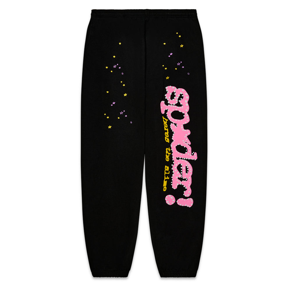 SP5DER P*NK V2 Sweatpant in Black