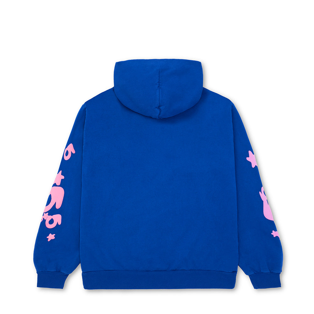 SP5DER Beluga Hoodie – Blue - Back View