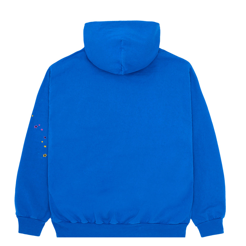 SP5DER Hoodie – TC Blue - Back View