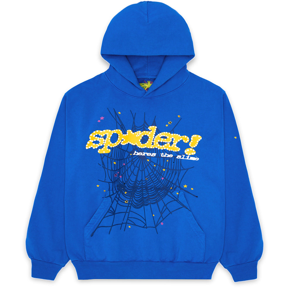 SP5DER Hoodie – TC Blue - Front View