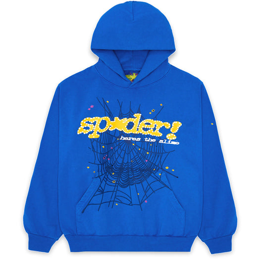 SP5DER Hoodie – TC Blue - Front View