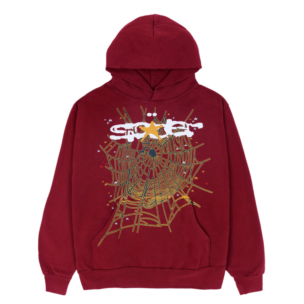SP5DER Hoodie – Brick - Front View