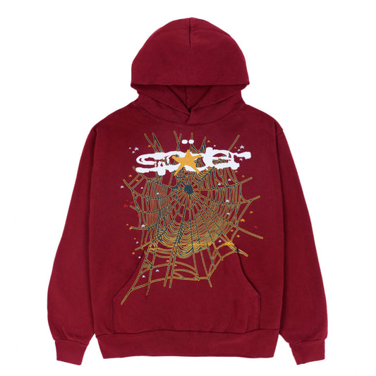 SP5DER Hoodie – Brick - Front View