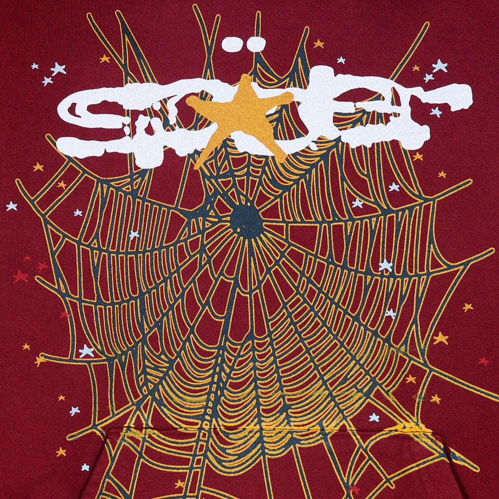 SP5DER Hoodie – Brick - Detail View 1