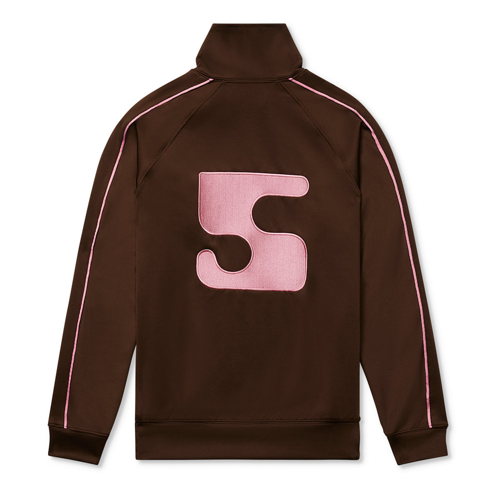 Back view of SP5DER G550 Jacket in Brown