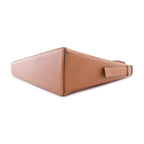 Interior cardholder detail of the Bag It Danny Flatiron clay pebble leather shoulder bag