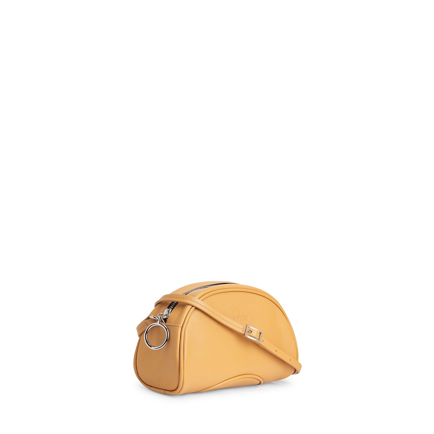 Bag It Elizabeth maize camera crossbody bag, three-quarter angle view