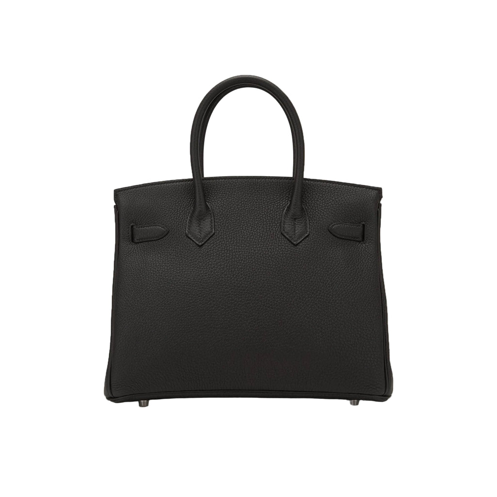 Hermes Birkin 30 Black Togo Leather Palladium Hardware