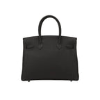 Hermes Birkin 30 Black Togo Leather Palladium Hardware