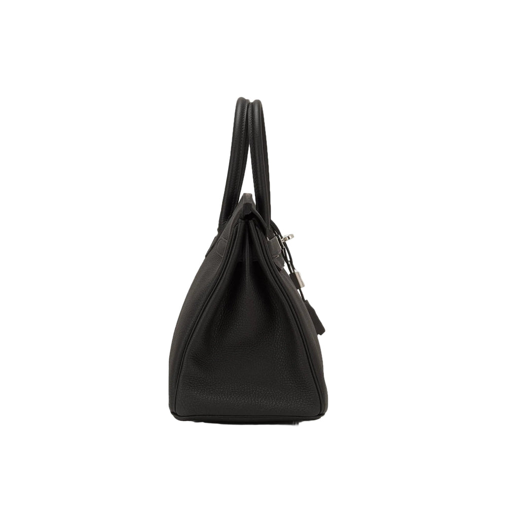 Hermes Birkin 30 Black Togo Leather Palladium Hardware