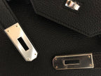 Hermes Birkin 30 Black Togo Leather Palladium Hardware