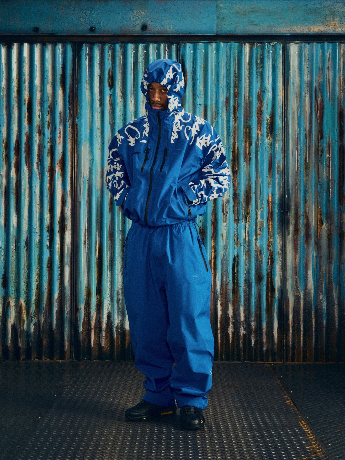 Corteiz Elitework Shell Pants – Blue