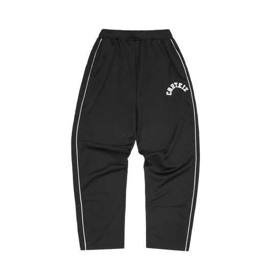 Corteiz Crest Arch Track Pants – Black