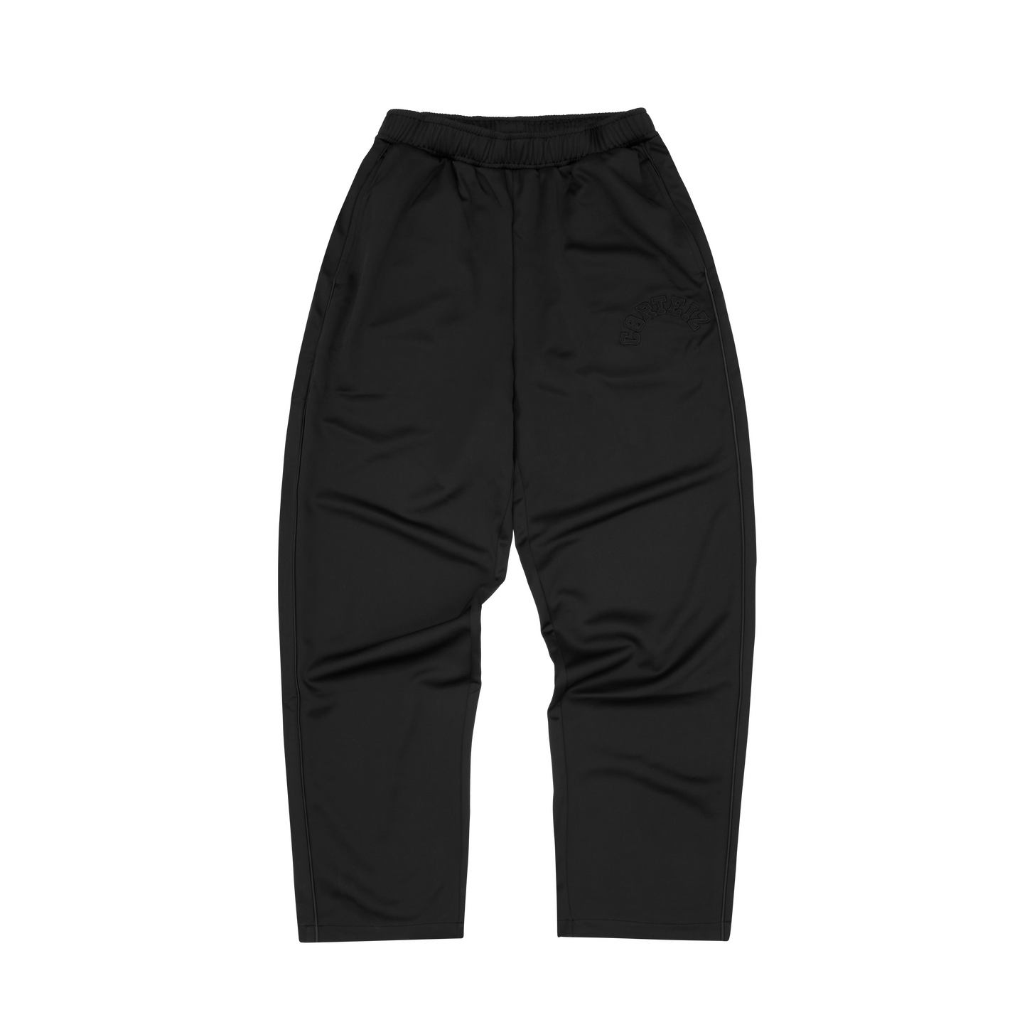 Corteiz Crest Arch Track Pants – Triple Black