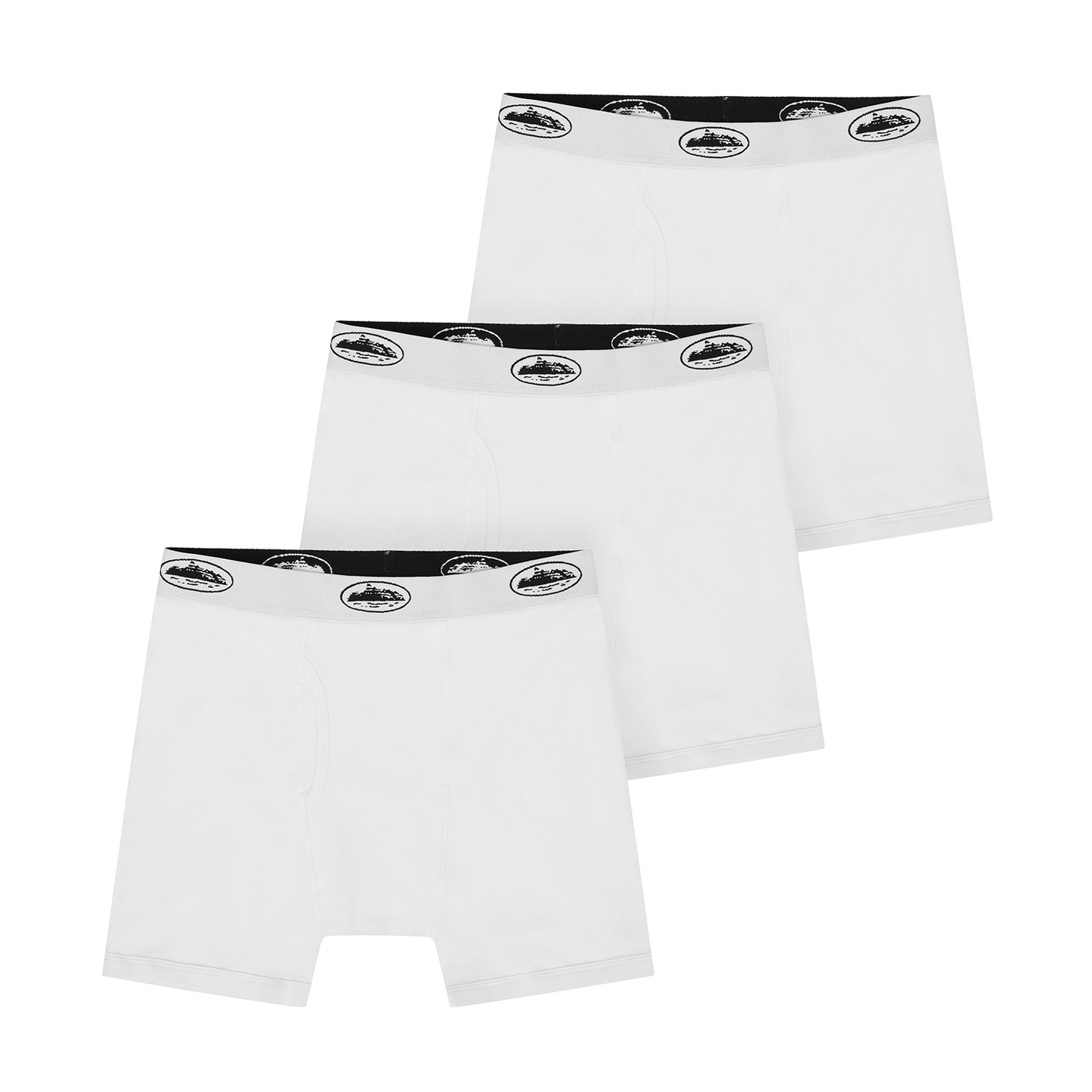 Corteiz Alcatraz Boxers 3-Pack - White