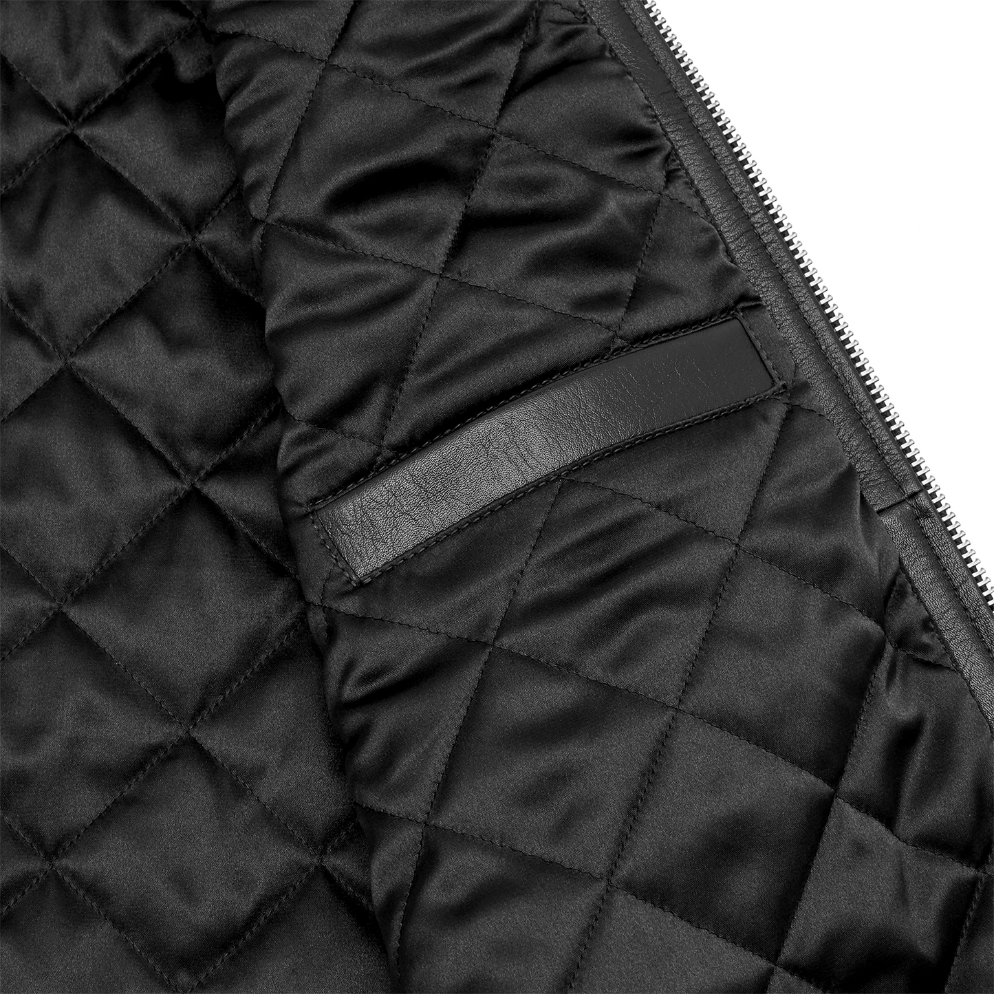 Corteiz Black Leather Skydive Vest
