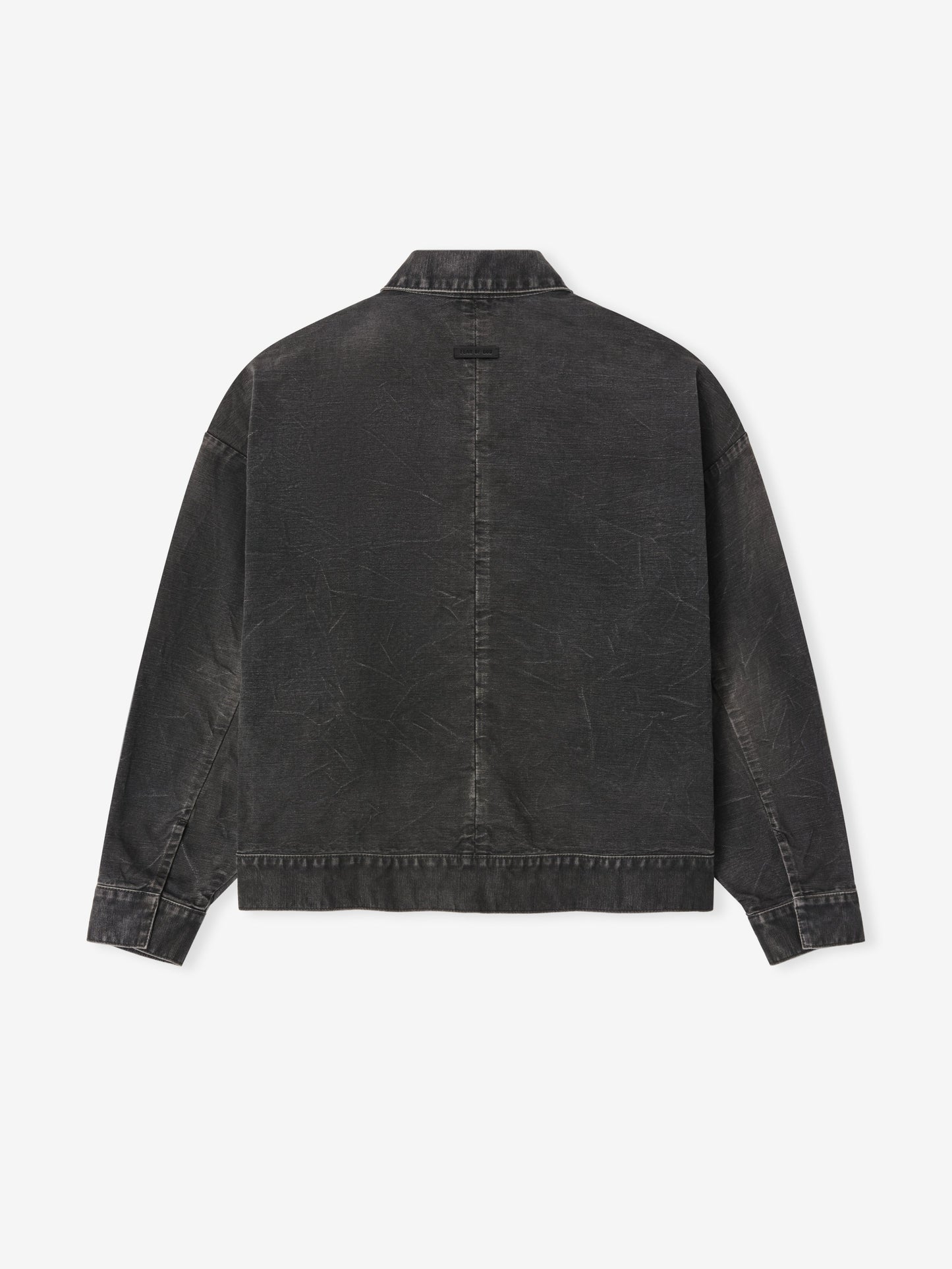 Fear of God Canvas Utility Jacket – Washed Black, Men's Cropped Fit