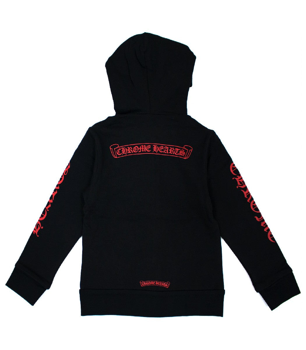 Chrome Hearts Friends And Family Floral Hoodie Black