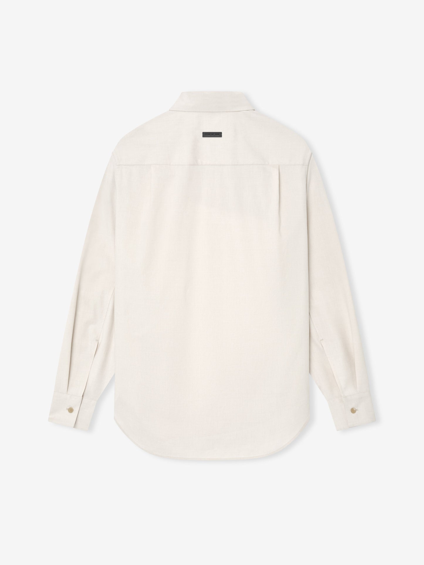 Fear of God Cotton-Wool Oxford Shirt – Ivory, Men's Long Sleeve