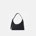 Bag It Danny Flatiron Medium Pebble Leather Shoulder Bag - Black
