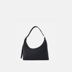 Bag It Danny Flatiron Medium Pebble Leather Shoulder Bag - Black