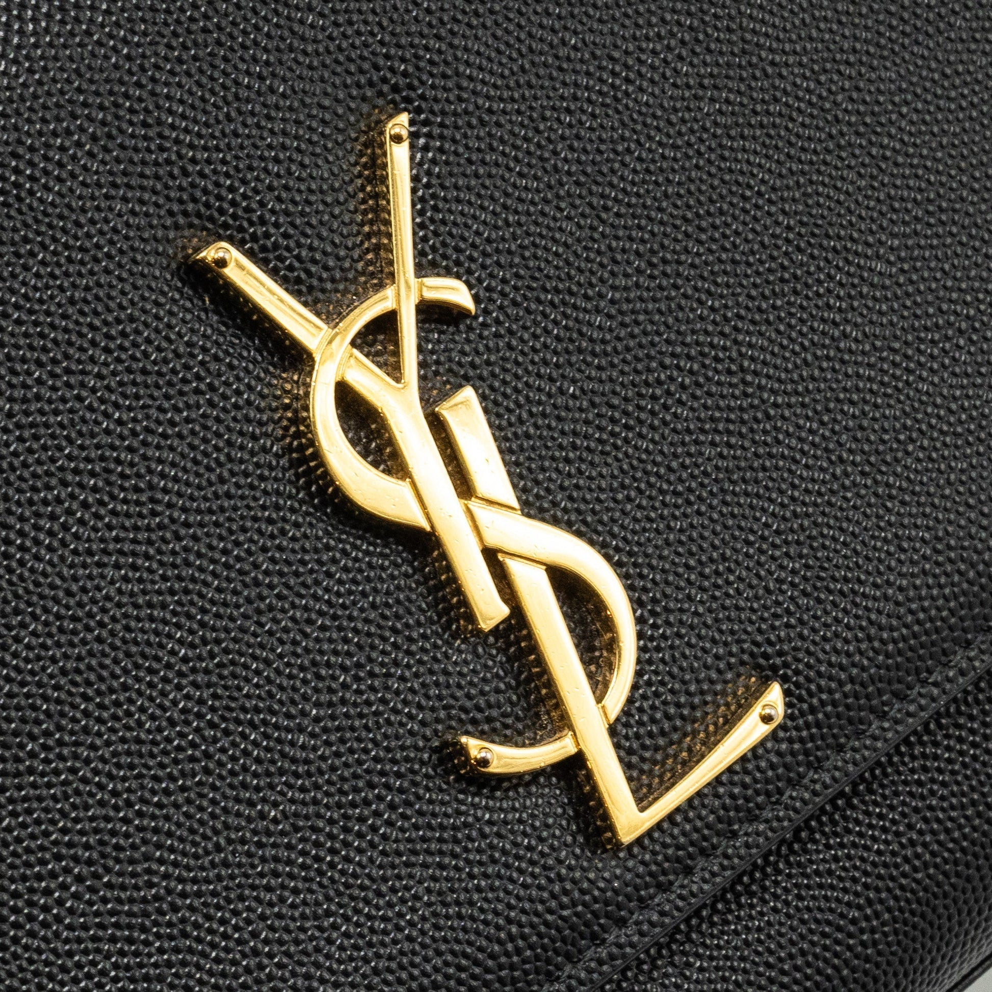 Saint Laurent Kate Medium bag in Black - side view close-up