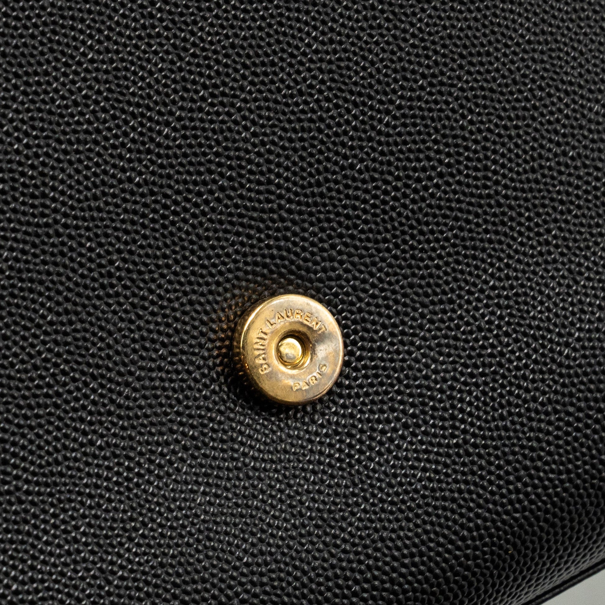 Saint Laurent Kate Medium bag in Black - worn/styled view