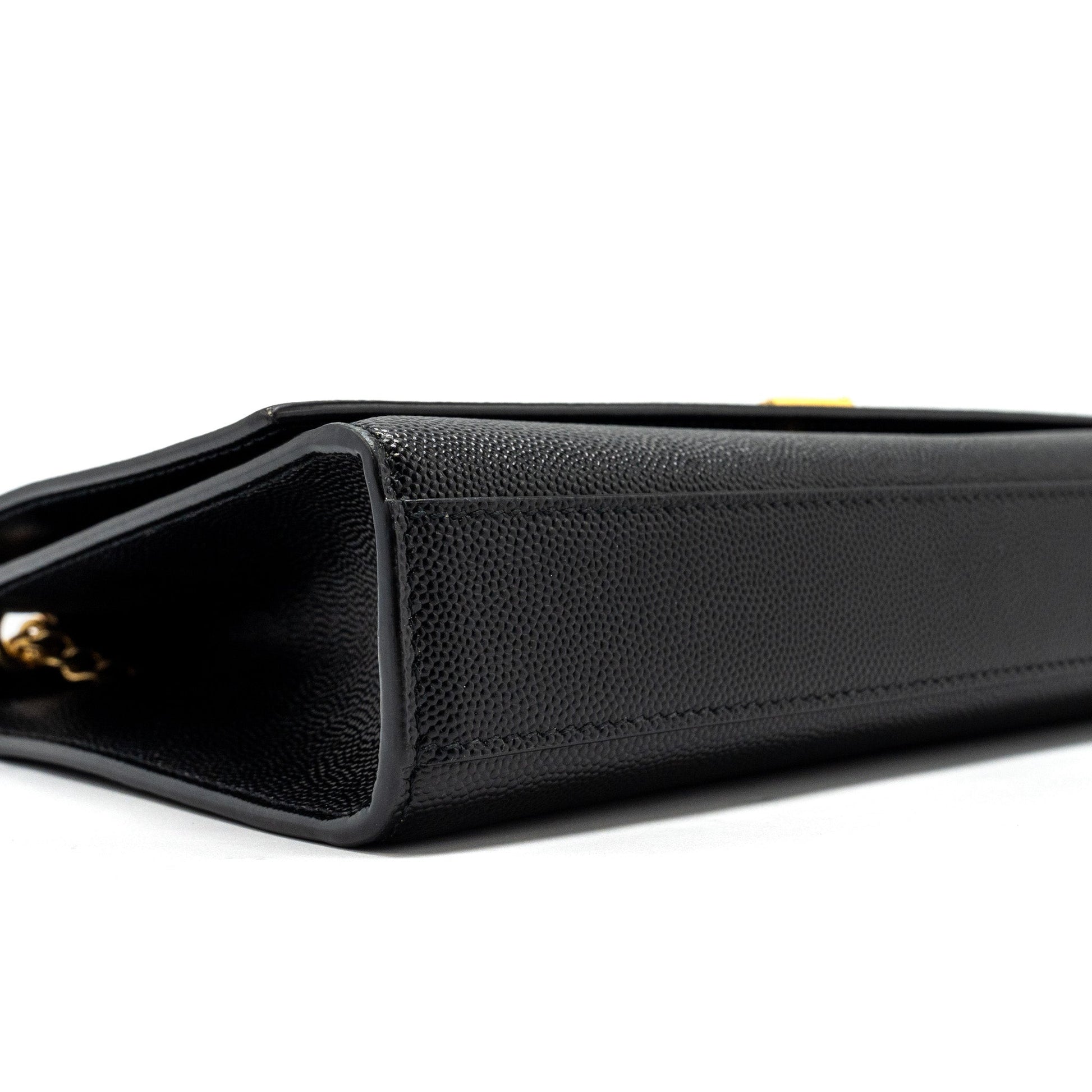 Saint Laurent Kate Medium bag in Black - detail view of chain strap