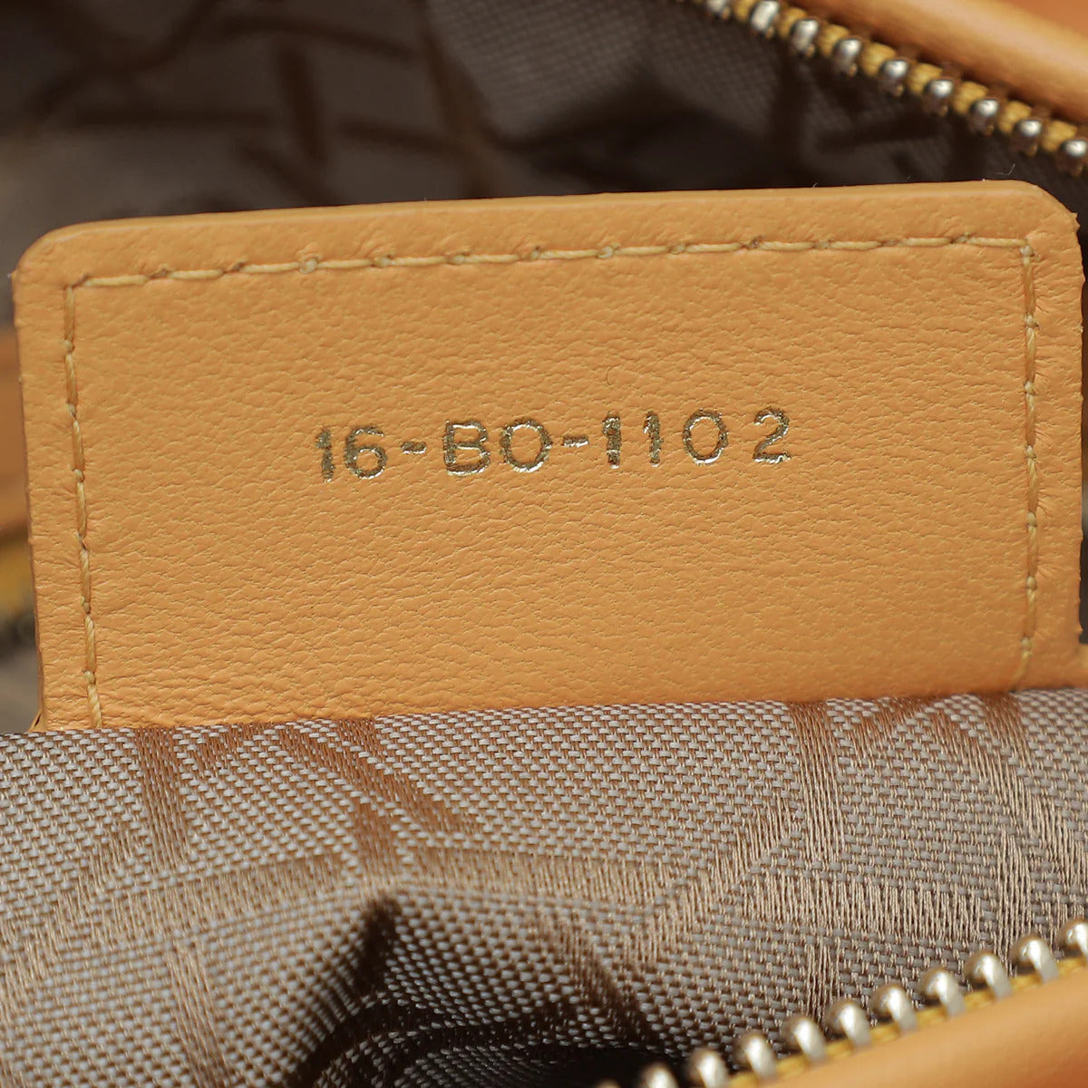 Base view of Dior Medium Lady Dior Bag in Coffee Brown