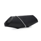 Bag It Elizabeth Saffiano Leather Baguette Clutch – Black