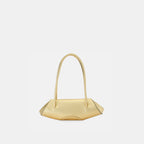 Bag It Elizabeth Mini Saffiano Leather Baguette Bag – Gold
