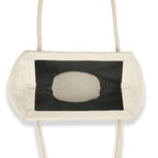 Bag It Elizabeth Mini Pebbled Leather Baguette Bag – Bone
