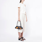 Bag It Elizabeth Mini Hand-Patched Nappa Leather Baguette Bag – Black Multi