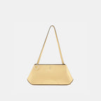 Bag It Elizabeth Mini Saffiano Leather Convertible Pouch – Gold