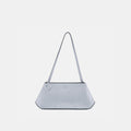 Bag It Elizabeth Mini Saffiano Leather Convertible Pouch – Silver