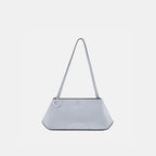 Bag It Elizabeth Mini Saffiano Leather Convertible Pouch – Silver