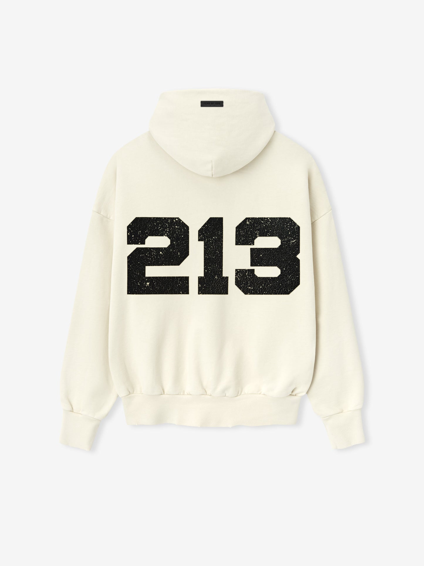 Fear of God 213 Chapter Graphic Hoodie – Cream/Black, Men's Cotton Fleece